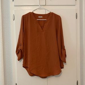 Burnt orange medium Maurices shirt